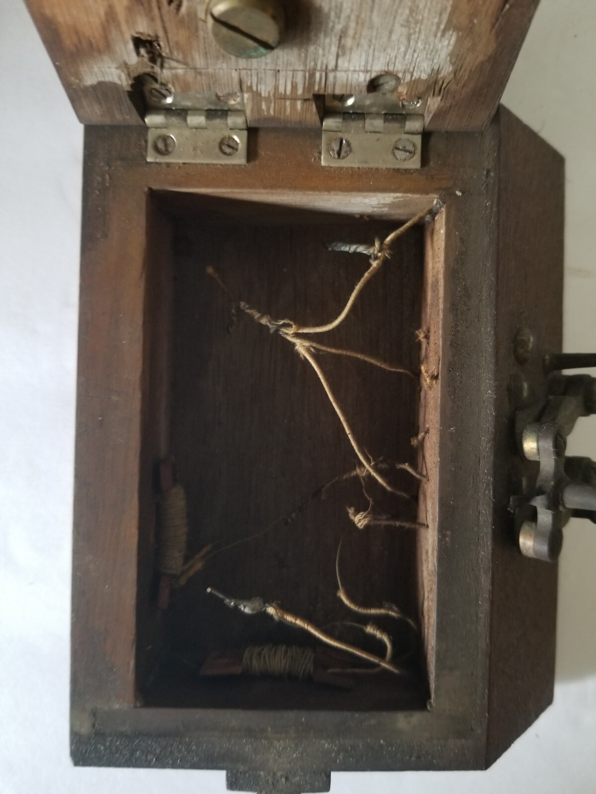 Antique Maker Unknown Galvanometer Telegraph Telephone Meter Steampunk