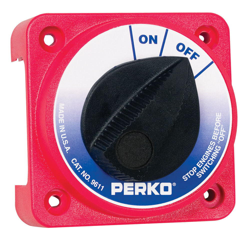 Perko 9611DP Compact Medium Duty Main Battery Disconnect Switch 9611DP UPC 08...