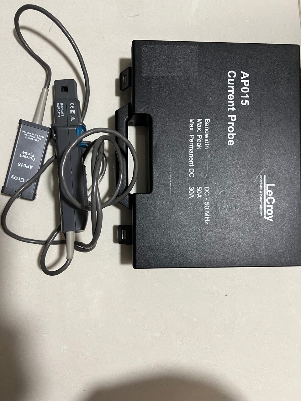 LeCroy AP015 50MHz 30A Current Probe AC/DC 50A Peak AP 015