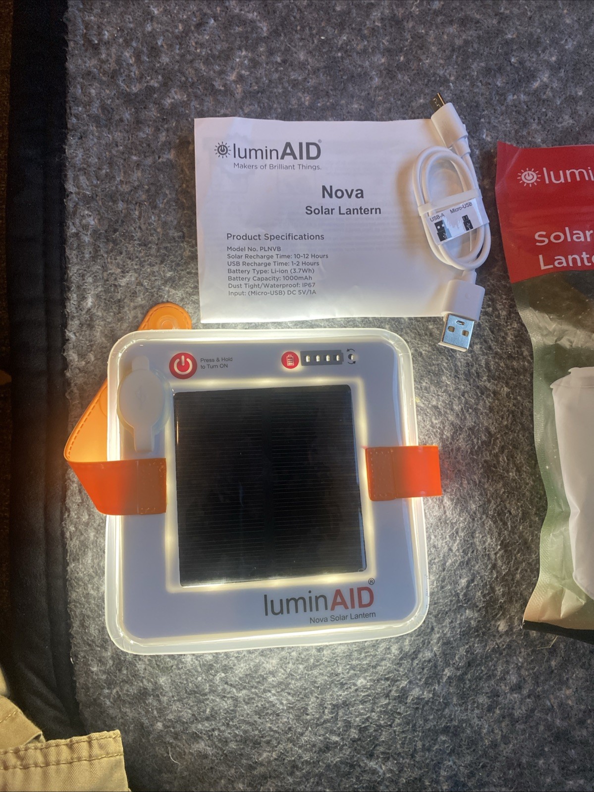 LuminAid Nova solar lantern (2) Pack
