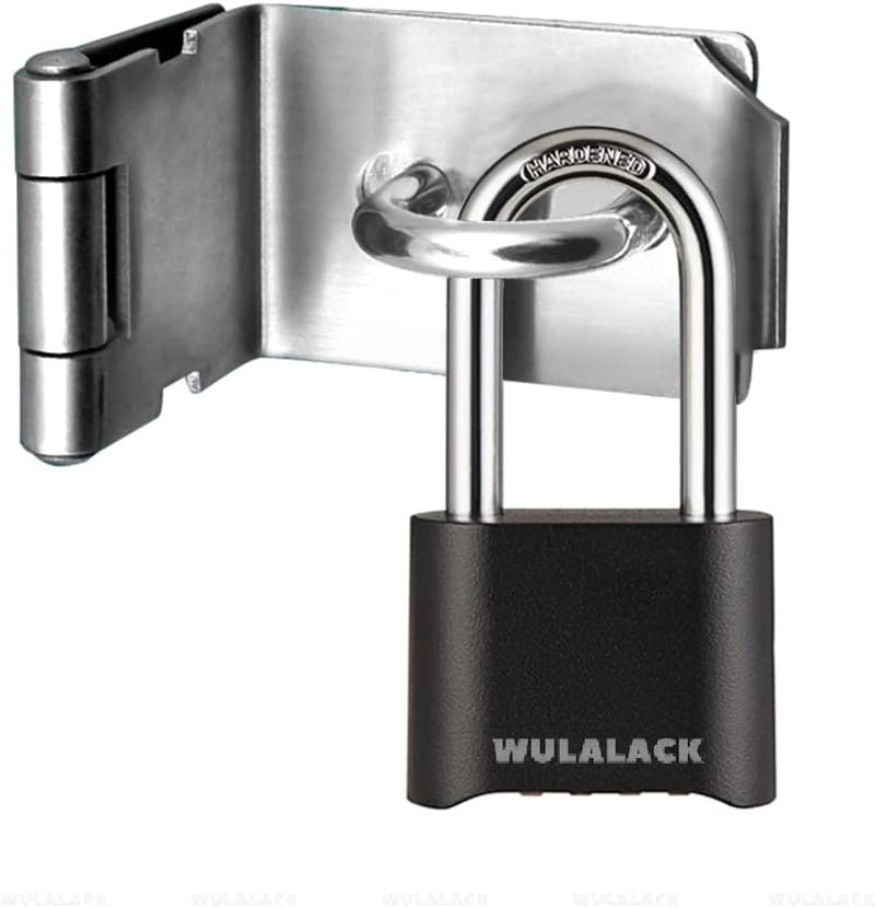 Outdoor Combination Lock, Heavy Duty Weatherproof Pad Locks with Code, Resett...