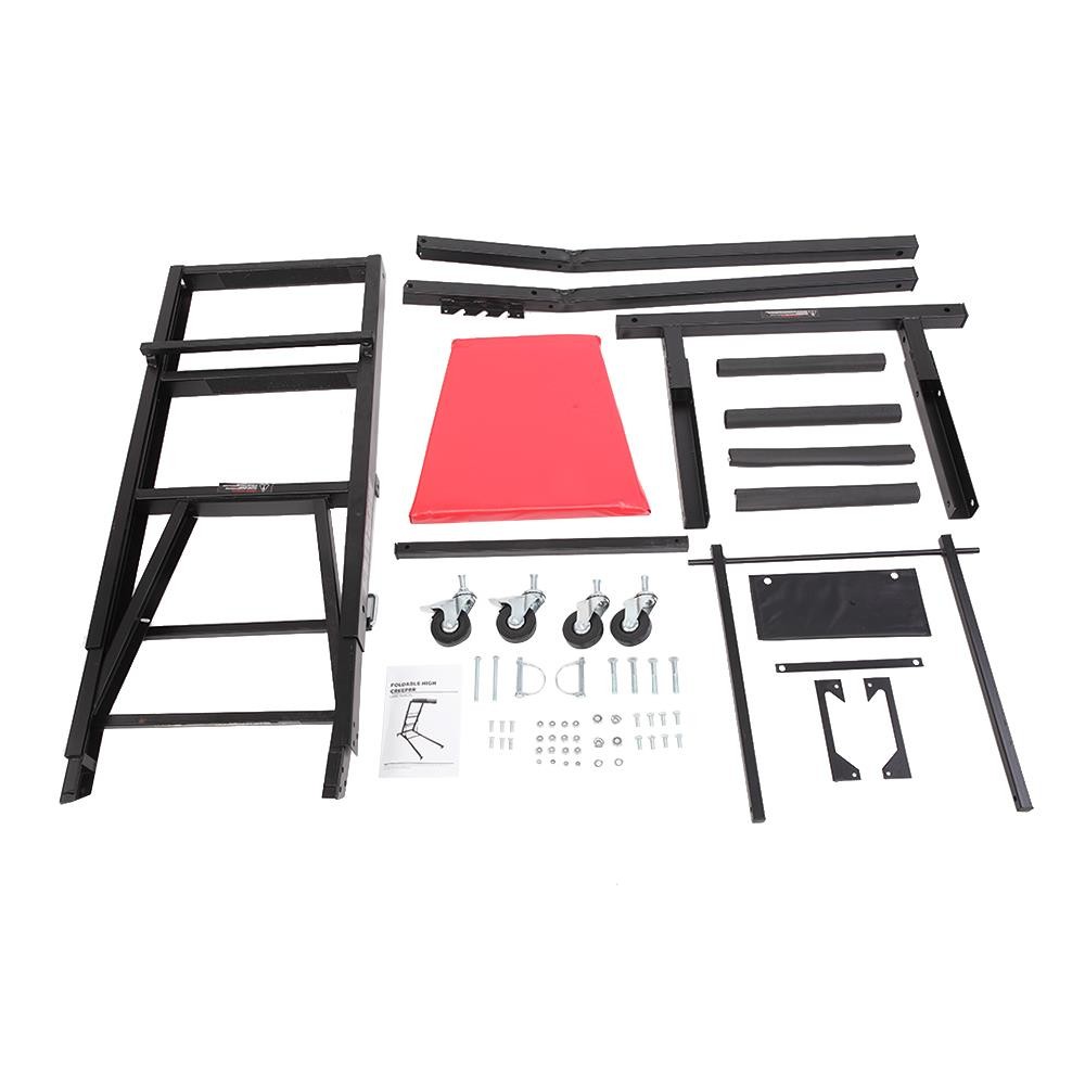 Creeper Ladder Folding Rolling Workshop Mechanic Trucks Repair