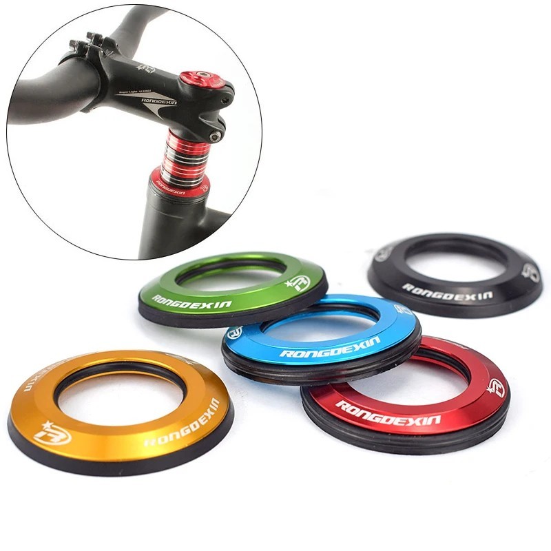 Bicycle Headset Spacer Cap Stem Top Cover Compression Ring Adapter Kit