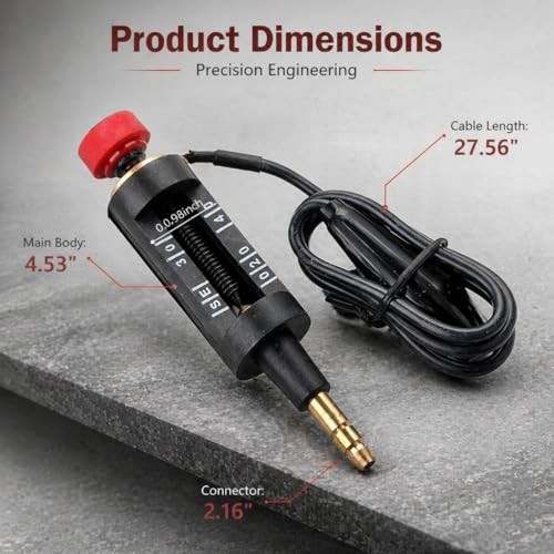 Spark Plug Tester, Adjustable Engine Ignition Detector, Portable Automotive