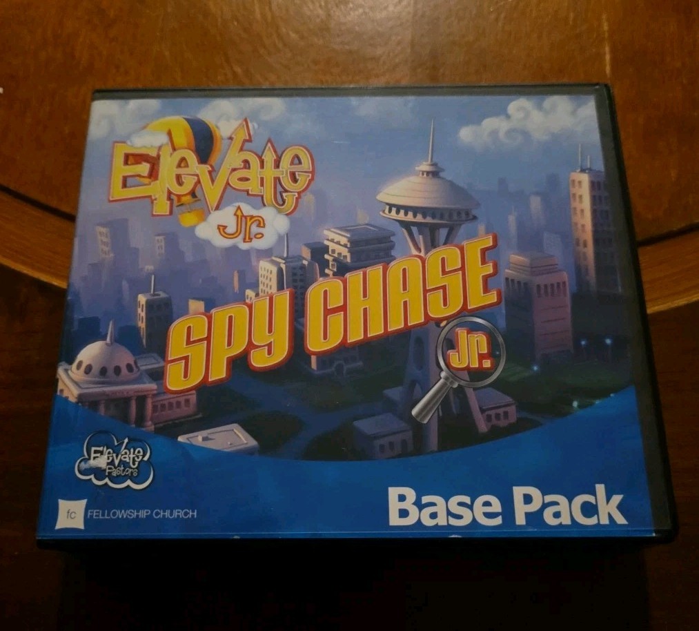 Elevate Jr Creative Church Curriculum Spy Chase Jr. Base Pack Fellowship DVD Set