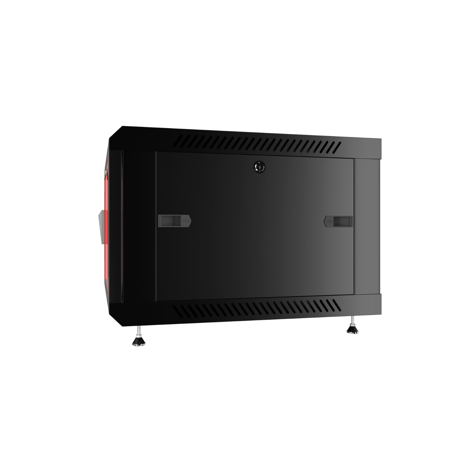 6U Server Rack Locking Network Cabinet Data Enclosure with PDU-Feet-Fan-Shelf