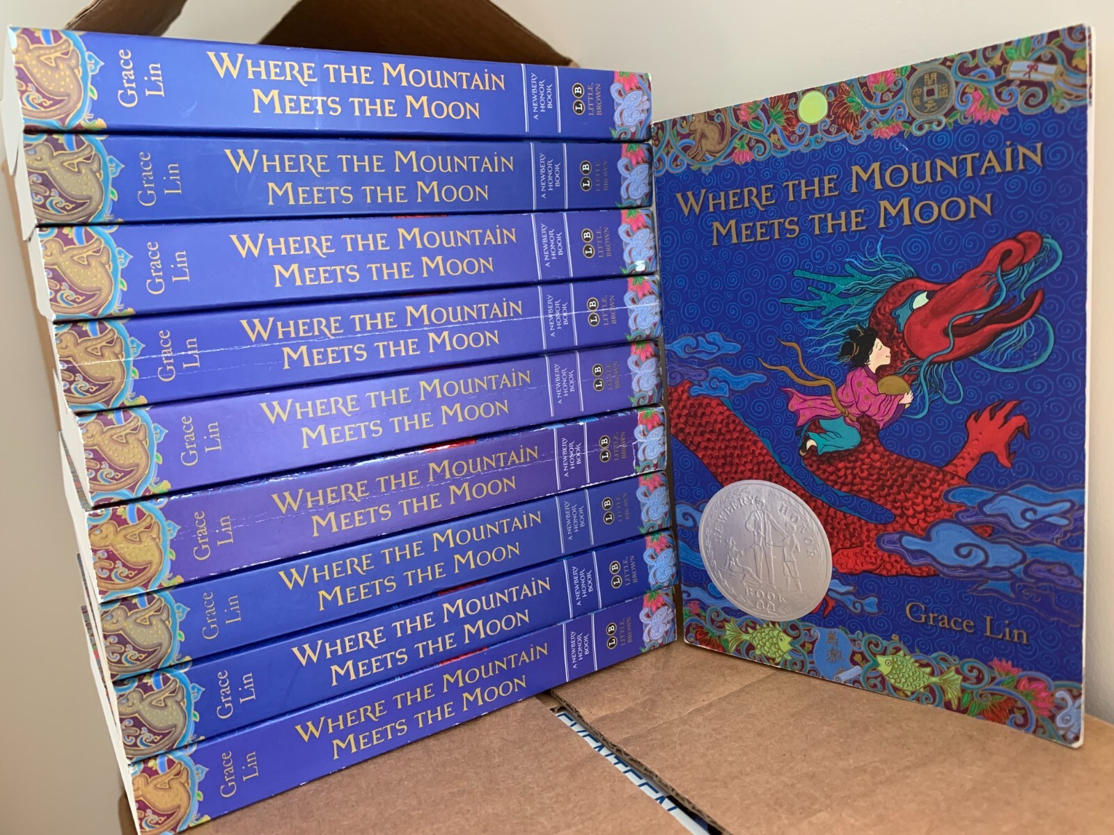 Where the Mountain Meets the Moon class set Grace Lin Newbery guided reading lot