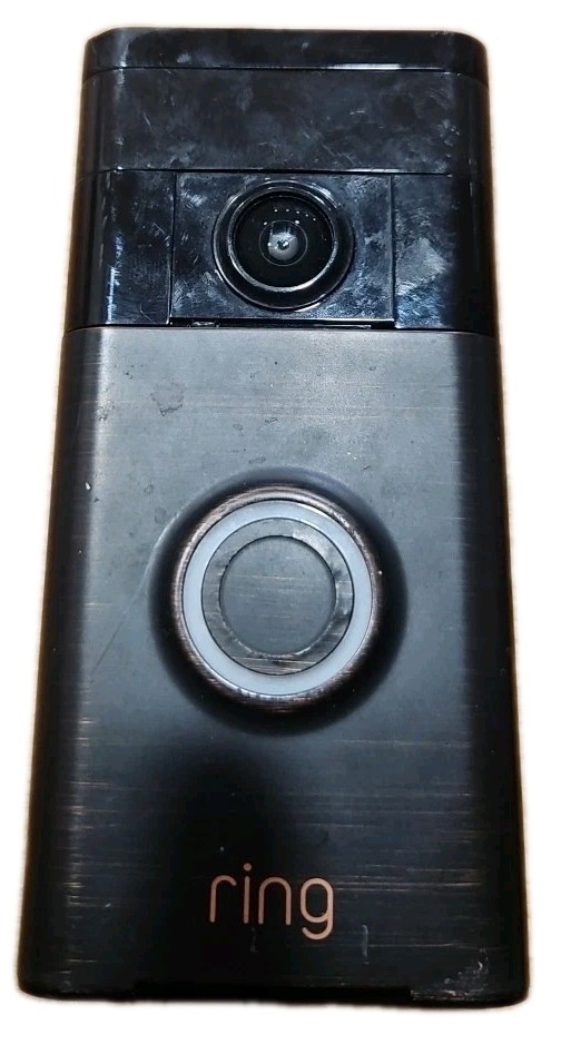 Ring Battery Doorbell Full View HD Venetian Bronze Head To Toe Video 2 Way Talk
