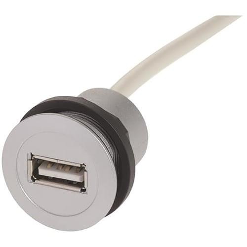 1pc HARTING ELEKTRONIK INC 09454521925 har-port USB 2.0 A-A coupler with ca
