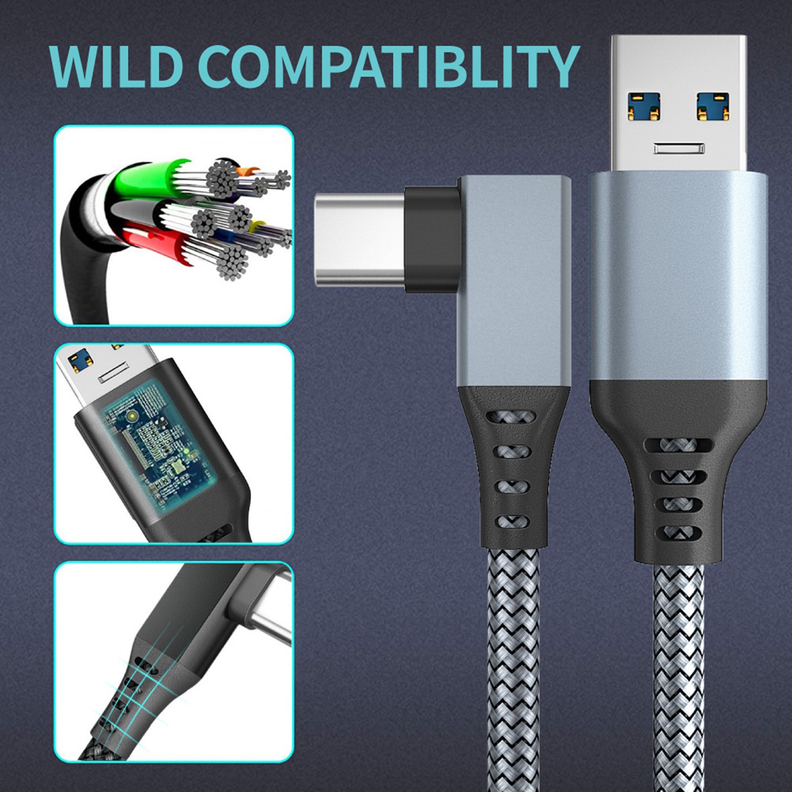 VR Link Cable 5Gbps High-Speed Data Transfer Suitable For VR Virtual Realit SZKP