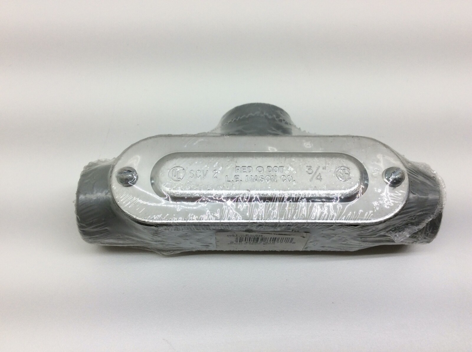 Red Dot DAT-2-CG 3/4" T-Style Conduit Body Threaded W/ Cover & Gasket