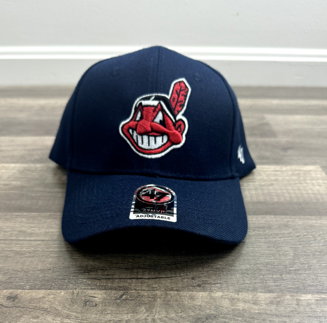 Cleveland Indians Wahoo Hat- Adjustable Baseball Cap Sport, little brim default