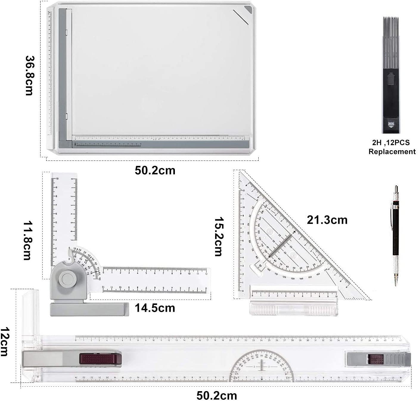 Metric A3 Drawing Board Drafting Table Multifunctional Drawing Board Table with