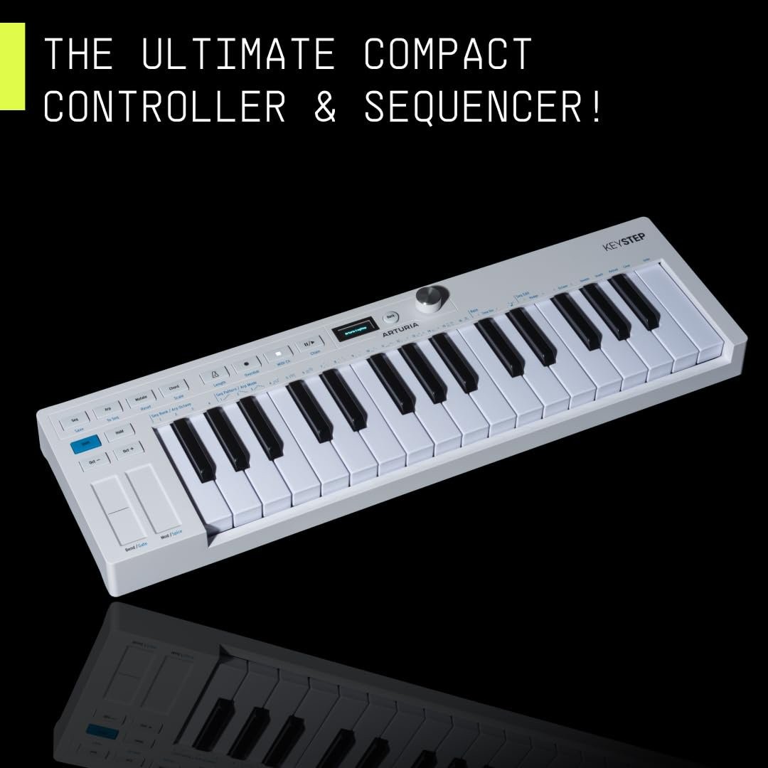 Arturia KeyStep mk2, 32-Key Controller & Sequencer USB/MIDI/CV Keyboard...