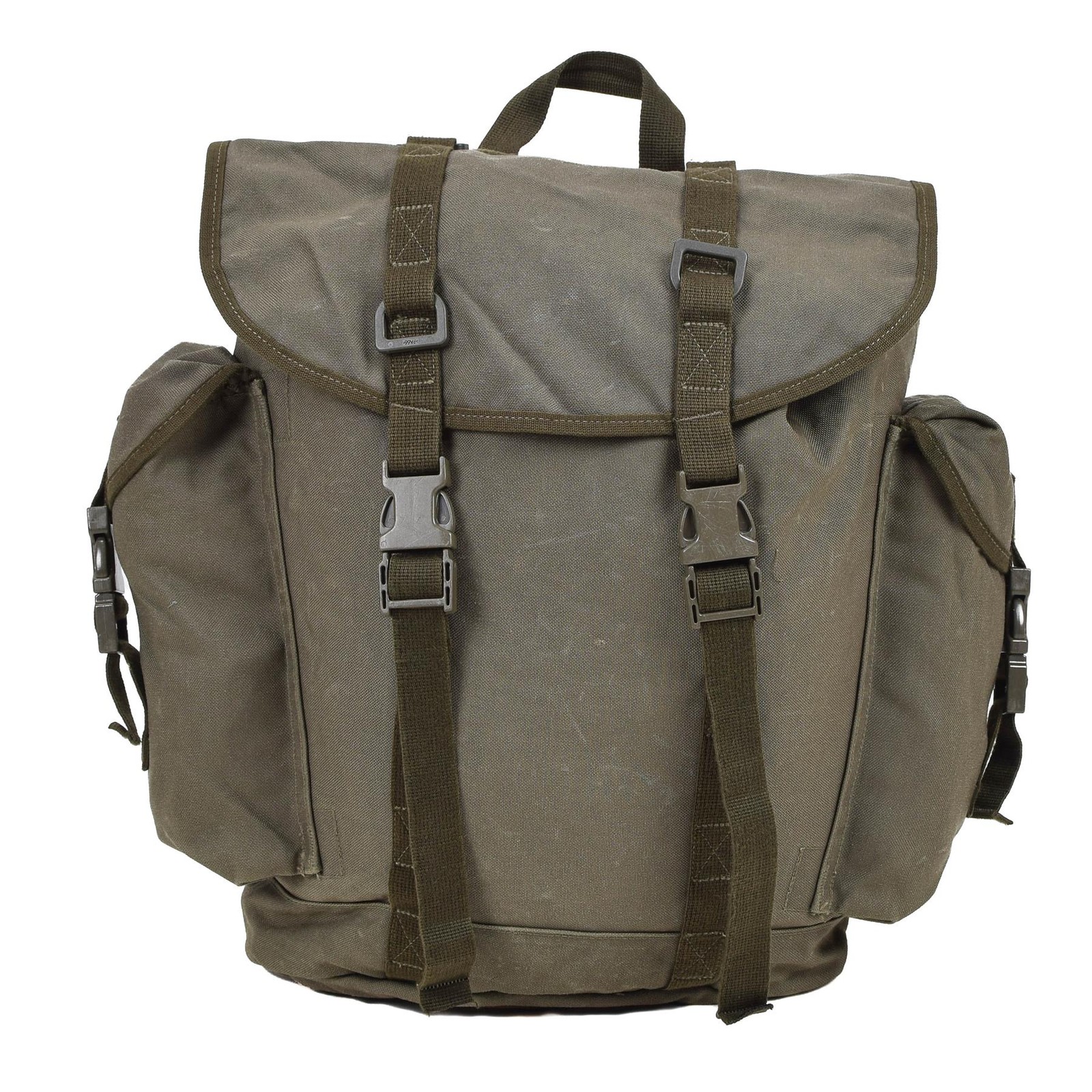 Original German Military 35L Mountain Backpack Durable Multiple Pockets Olive