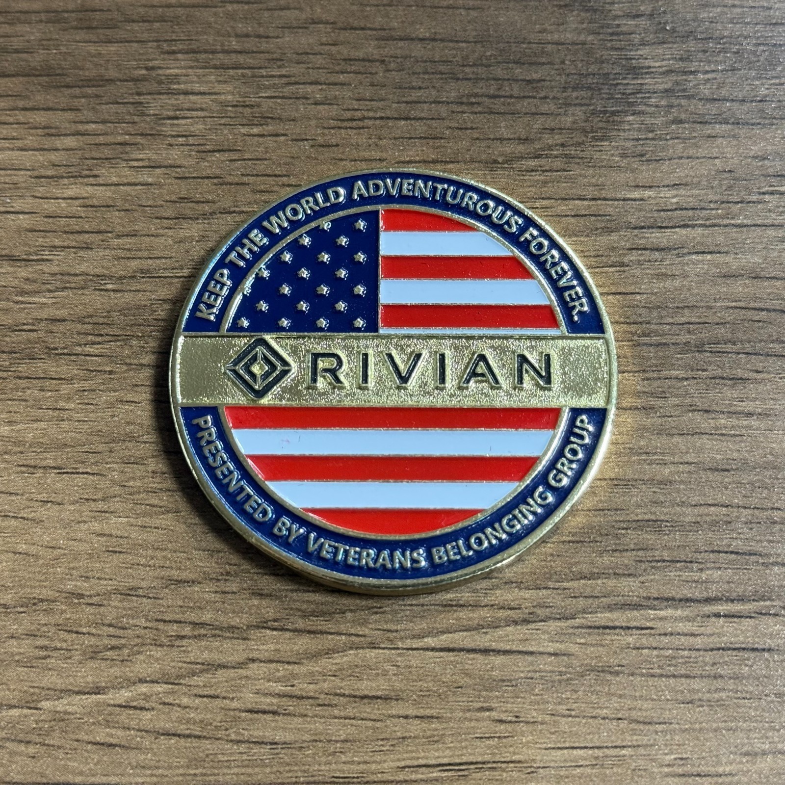RIVIAN - Keep The World Adventurous Forever Challenge Coin  3#E