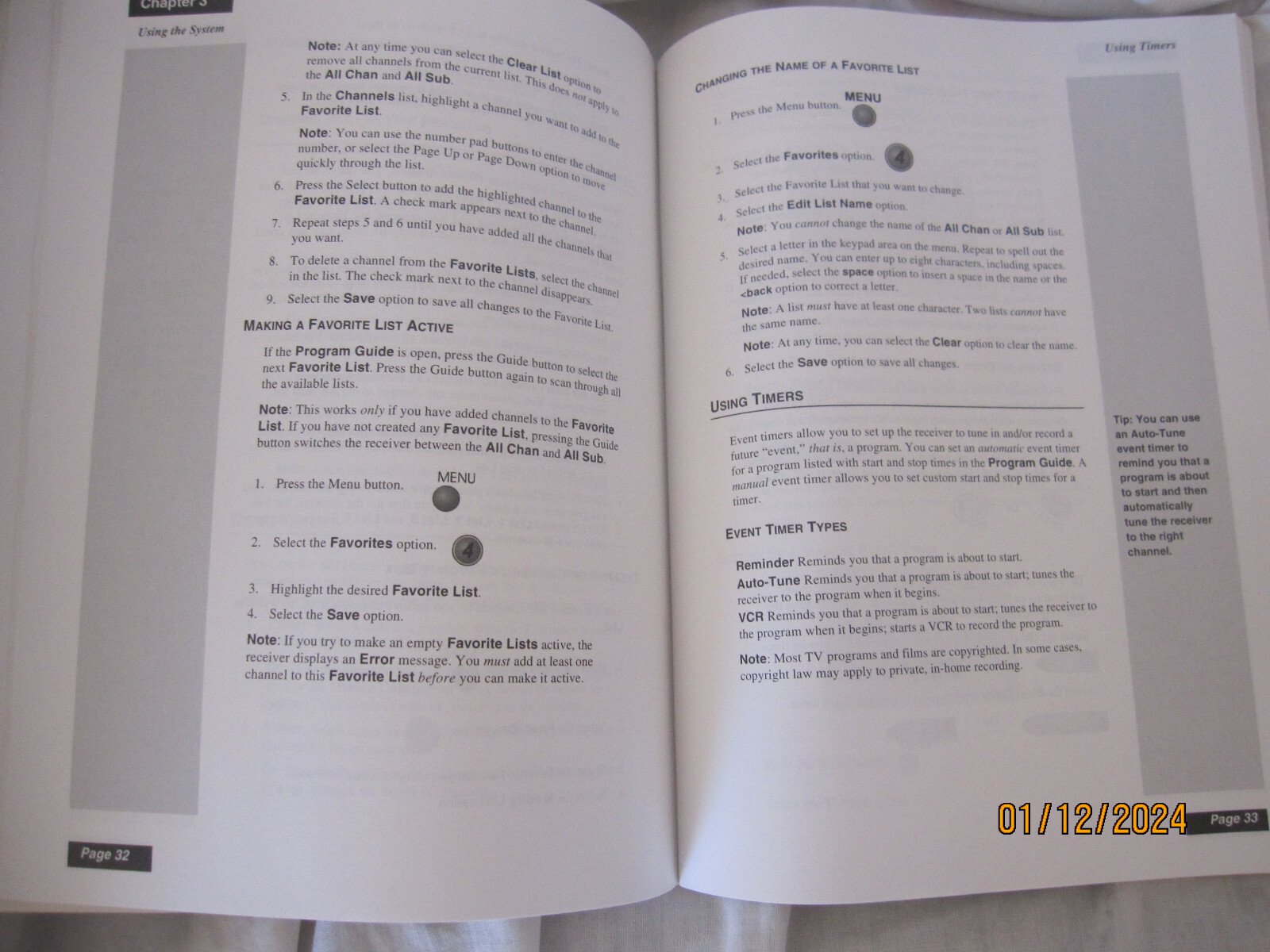 DishPro Satellite System User's Guide # 115635, copyright 2002 book PREOWNED