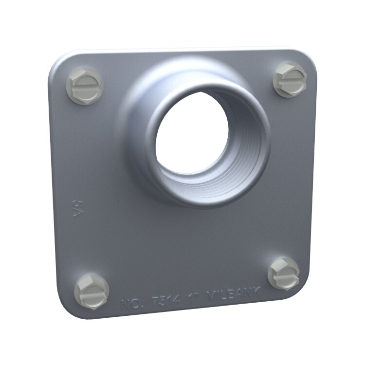 Milbank A7514 1 inch Meter Socket Hub with Mounting Screw