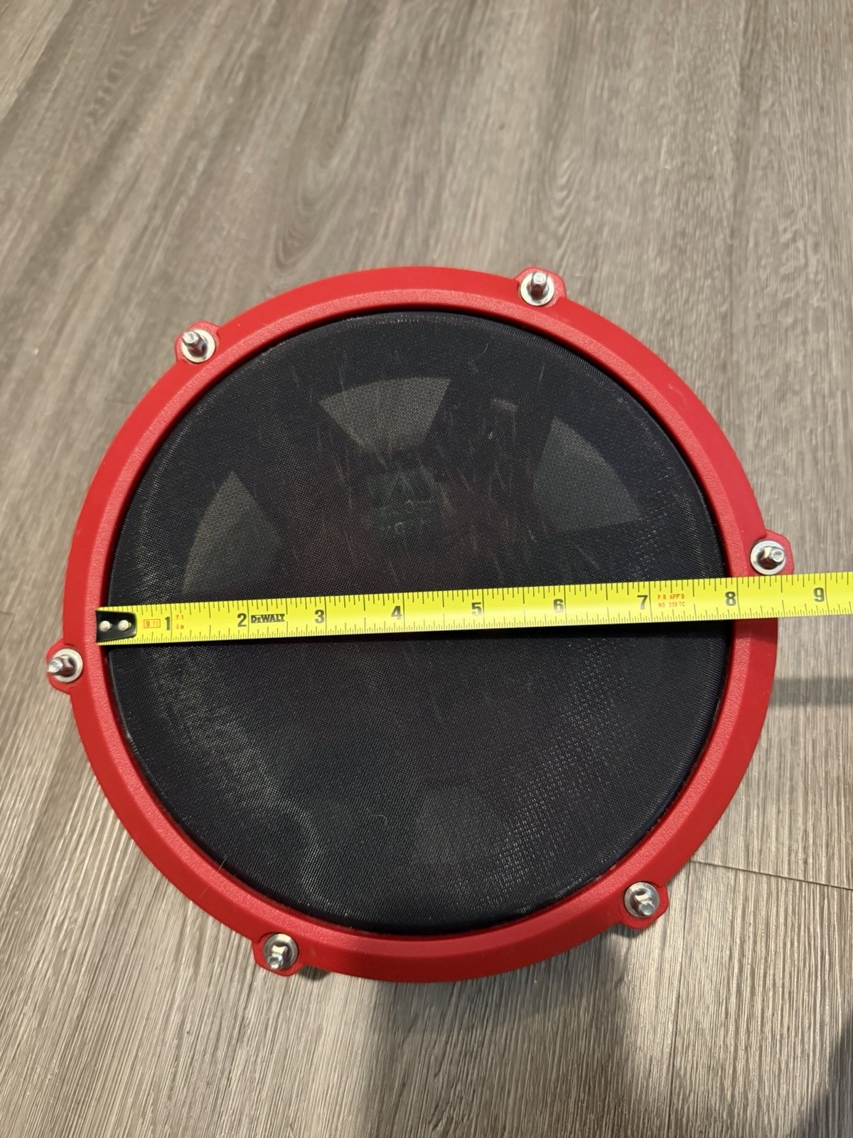TESTED - Alesis Nitro MAX 8" Mesh Single Zone Electronic Tom Pad Red - C