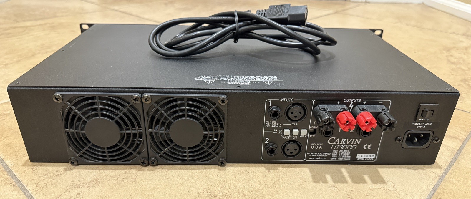 Carvin HT1000 Amp 1000W Amplifier