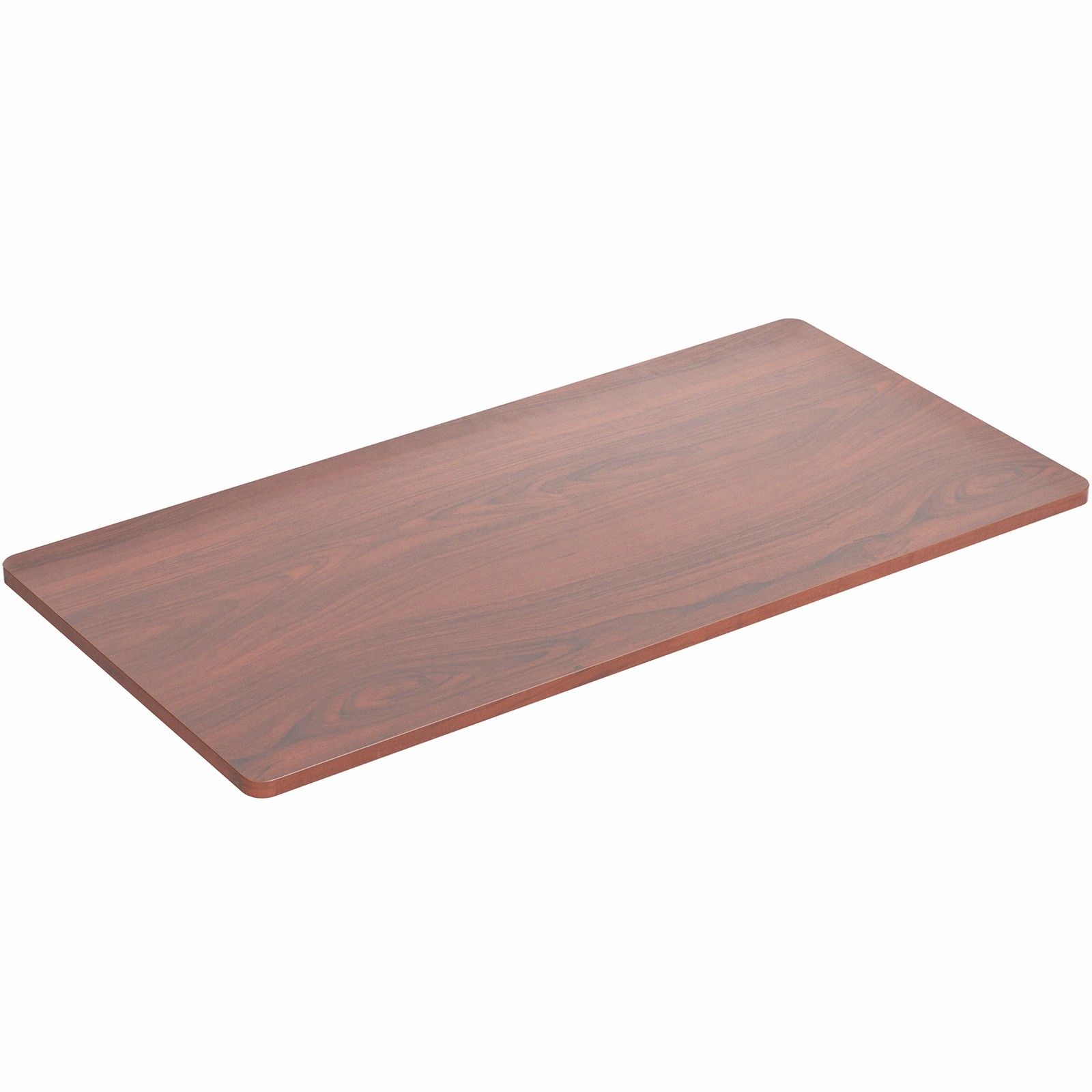 VIVO Dark Walnut 43 x 24 inch Universal Table Top for Sit to Stand Desk Frames