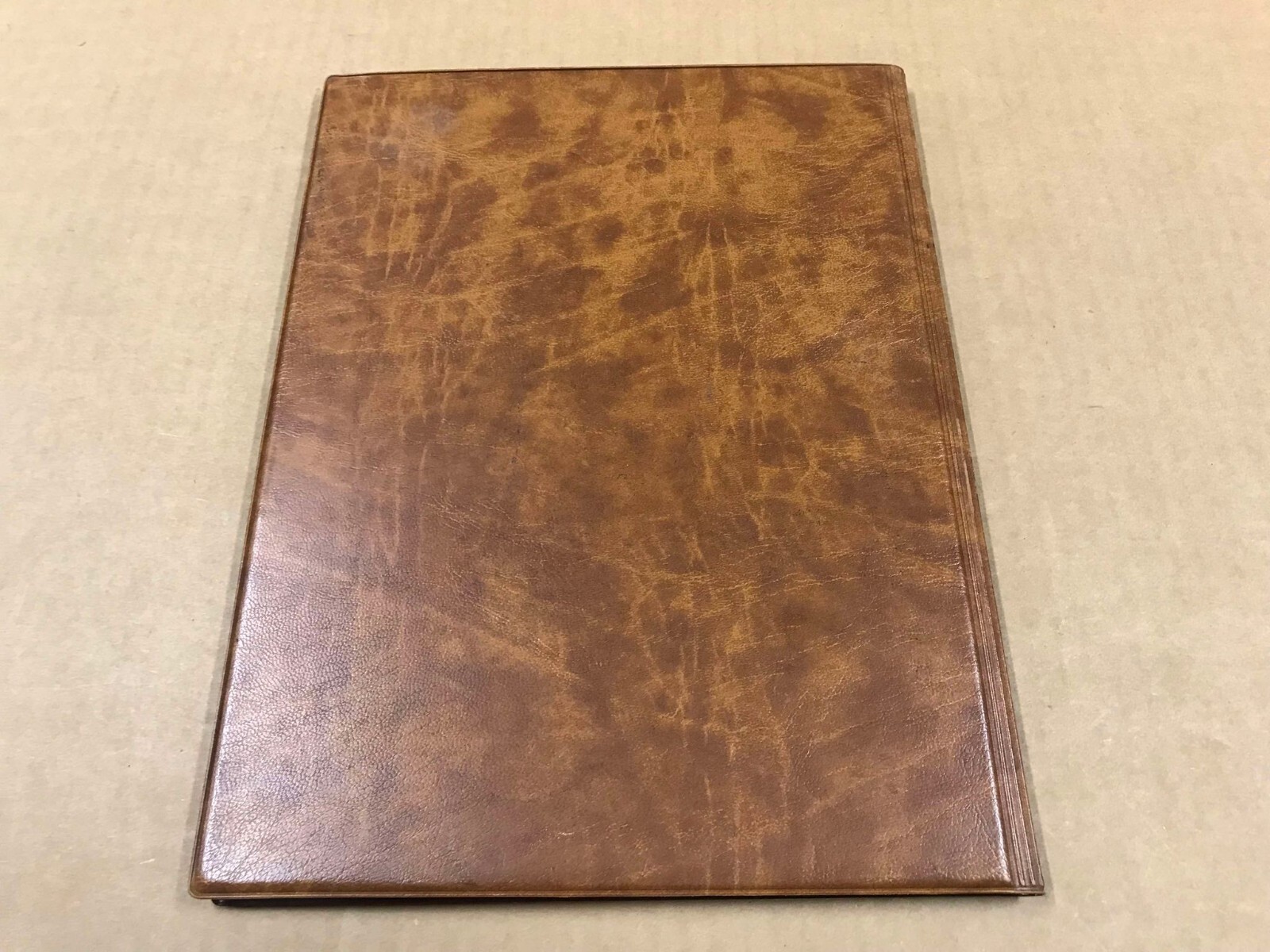 Vintage General Electrics Silicones Auto Material Center Folder - Brown