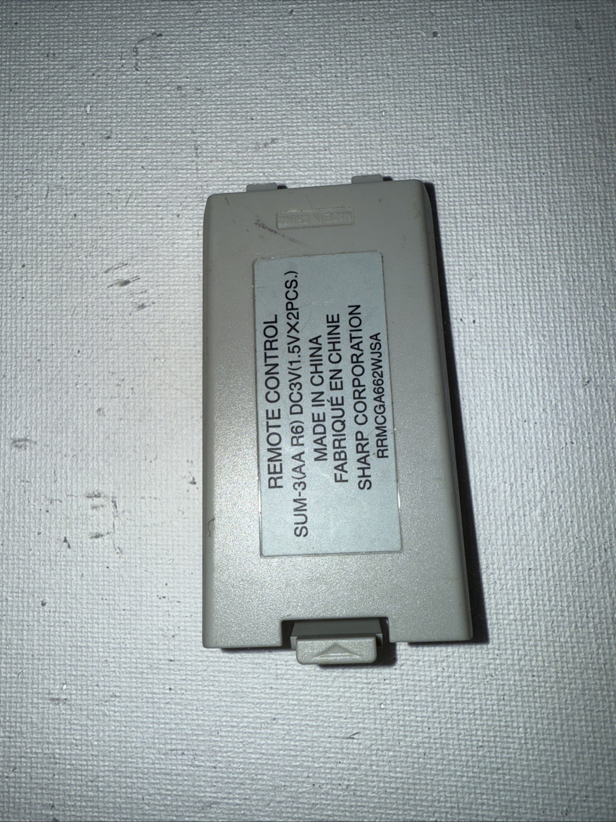 Sharp Remote Control RRMCGA662WJSA