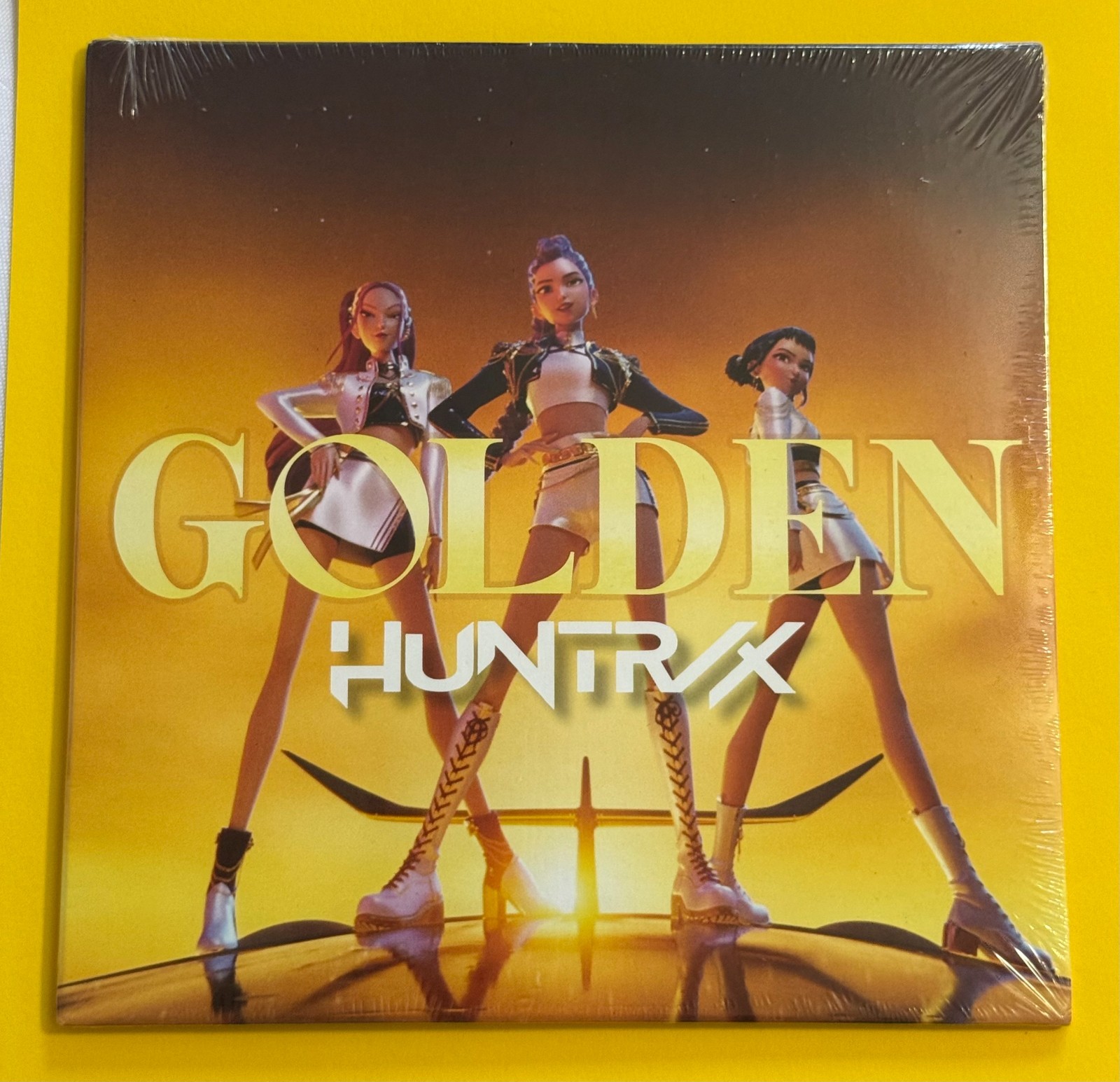 Huntr/X Golden 45 7” vinyl single K-pop Demon Hunters New (light cover wear)