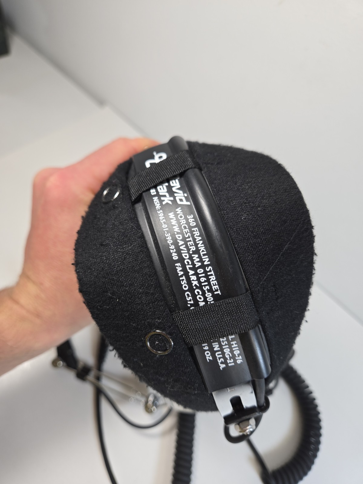 David Clark Model H10-76 Military Aviation Headset