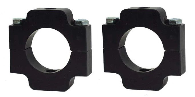 2-NEW RACING CLAMP BRACKETS,1 3/4" ROUND TUBE,ALUMINUM,HEX HEAD