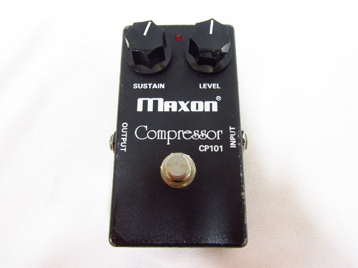 Maxon Compressor CP101 Compressor Guitar Effector Operation confirmed Used