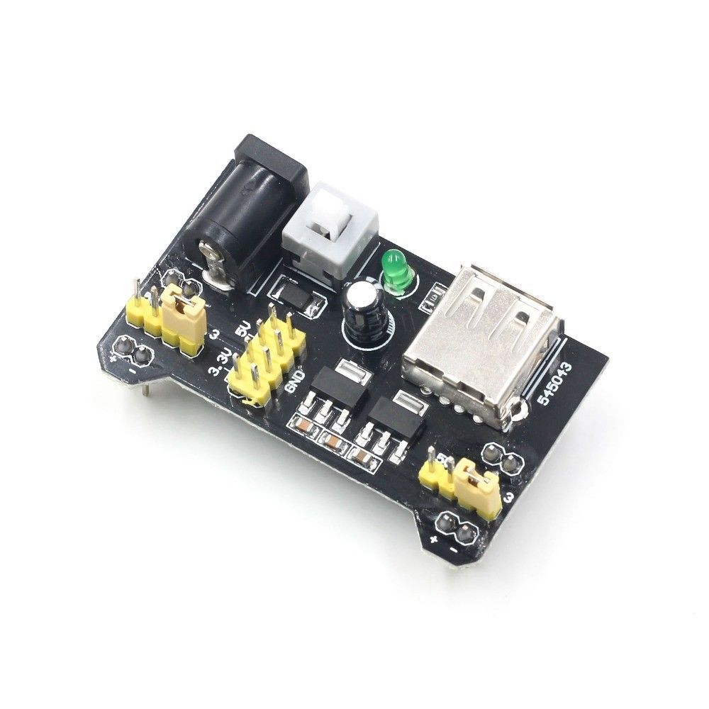 Breadboard Power Supply Module 3.3V / 5V For MB-102 & Solderless Breadboards