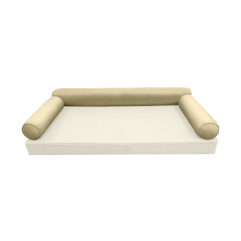 |COVER ONLY| STYLE 6 Full Bolster Pillow Daybed Porch Swing Pipe Trim AD103