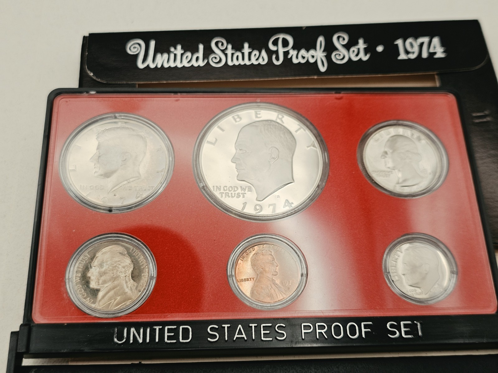 US Proof Set 1974 S 6 Coin Set  In Original Package