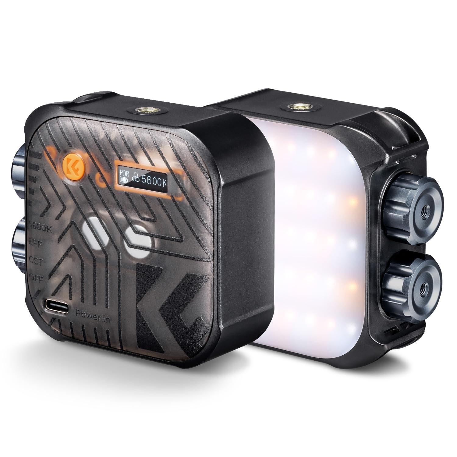 Bi-Color LED Video Light 2000mAh Rechargeable Portable Camera Lights CRI 96+ ...