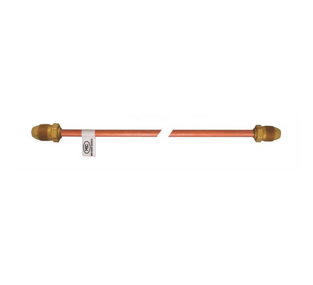 Male Hard Nose POL x POL Hogtail, 7/8 in. HEX, 3/8 in. Tube, 48 in. OAL, Long Ni