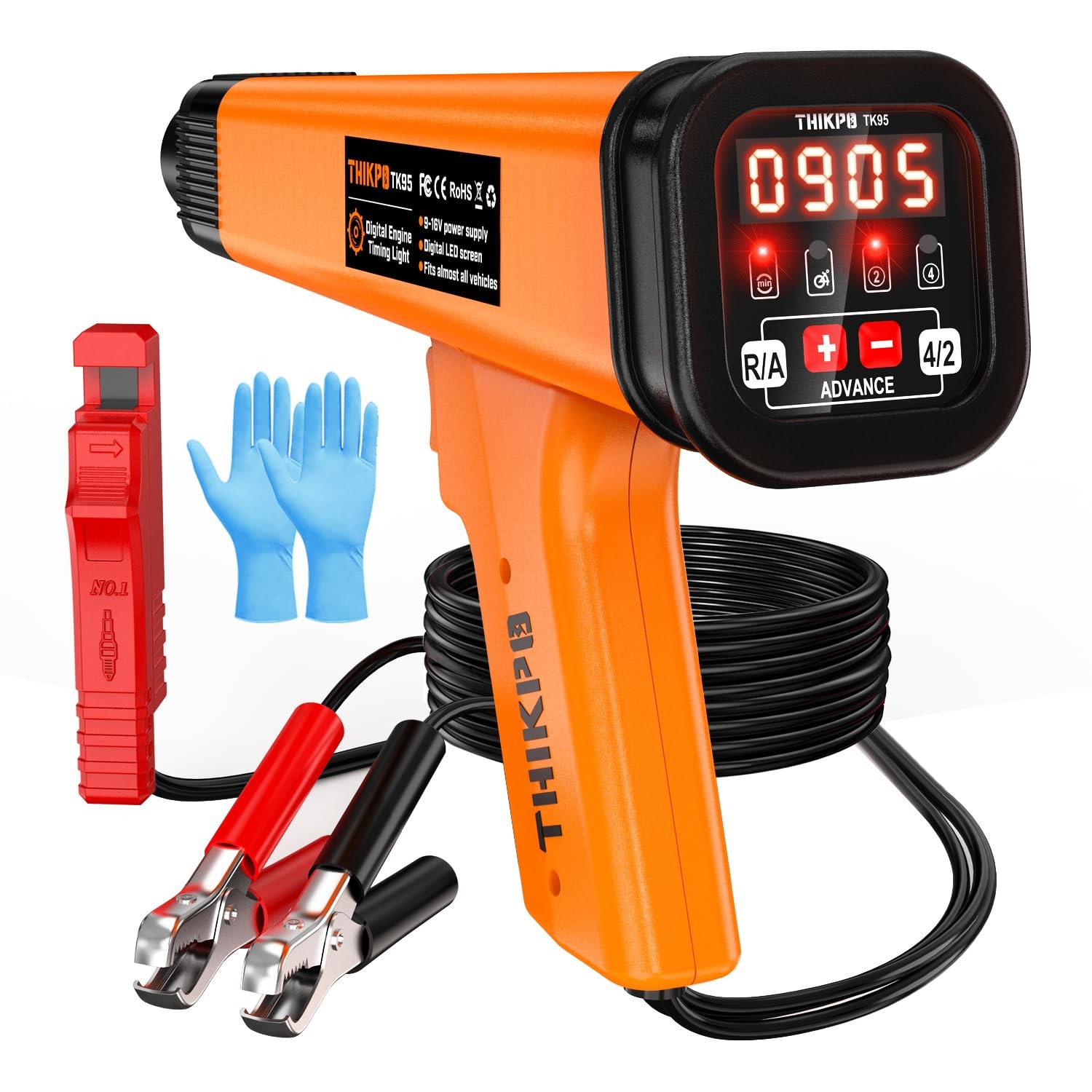 Tune Your Engine Perfectly - Digital Timing Light with Tachometer TK95