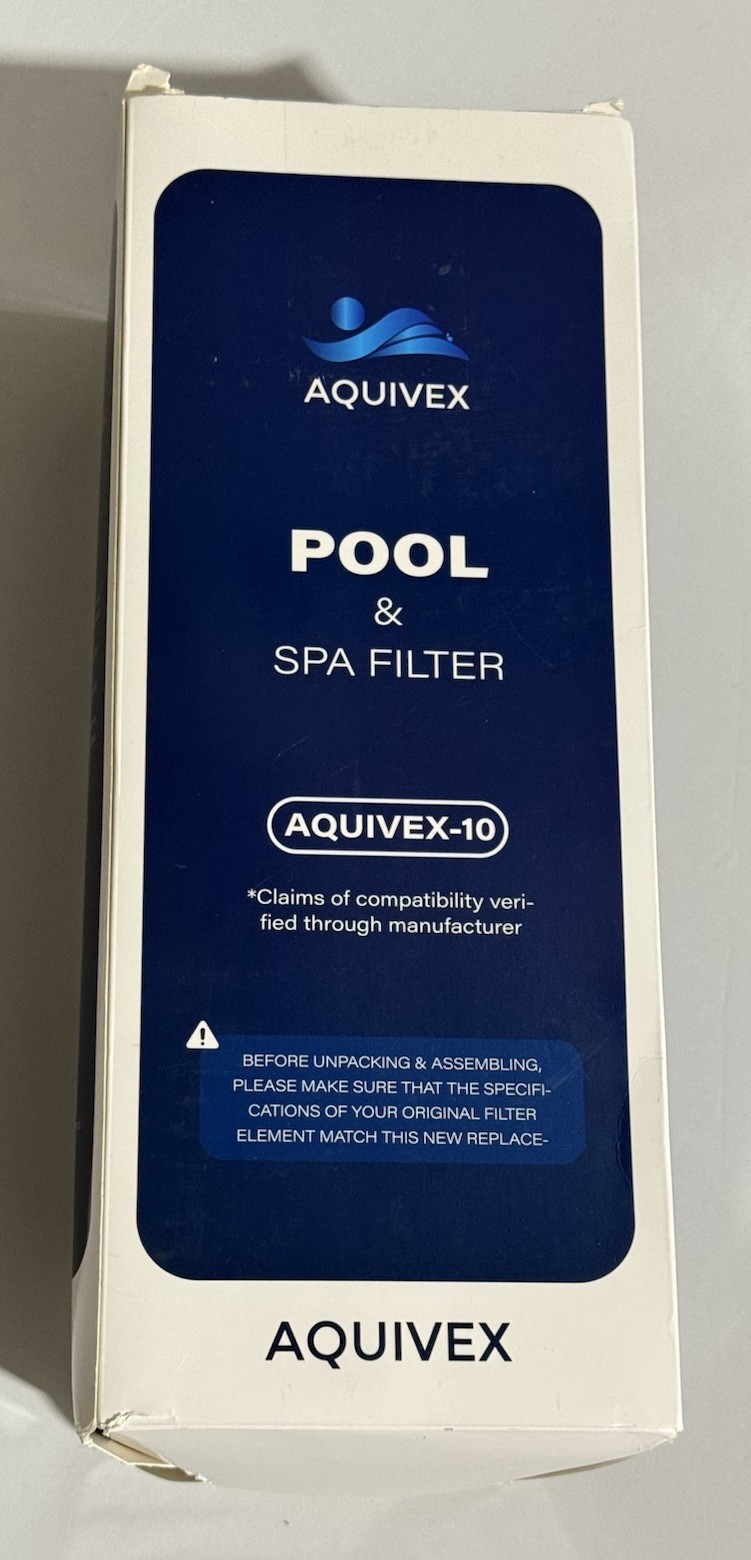 Lot Of 3 Aquivex-10 Pool And Spa Filter New Open Box Free Shipping