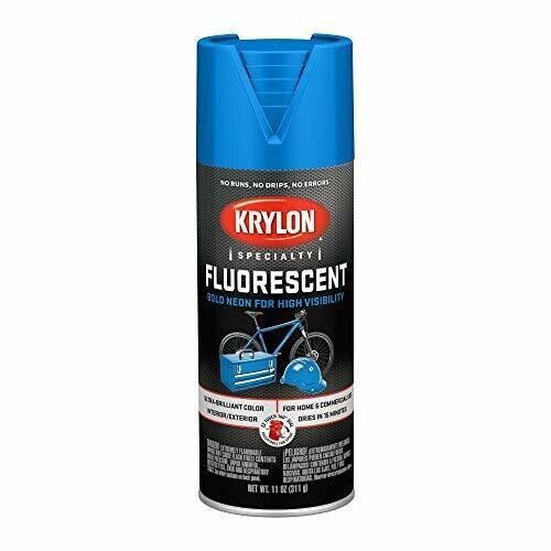 KRYLON 3107 Fluorescent Blue High Visibility Paint