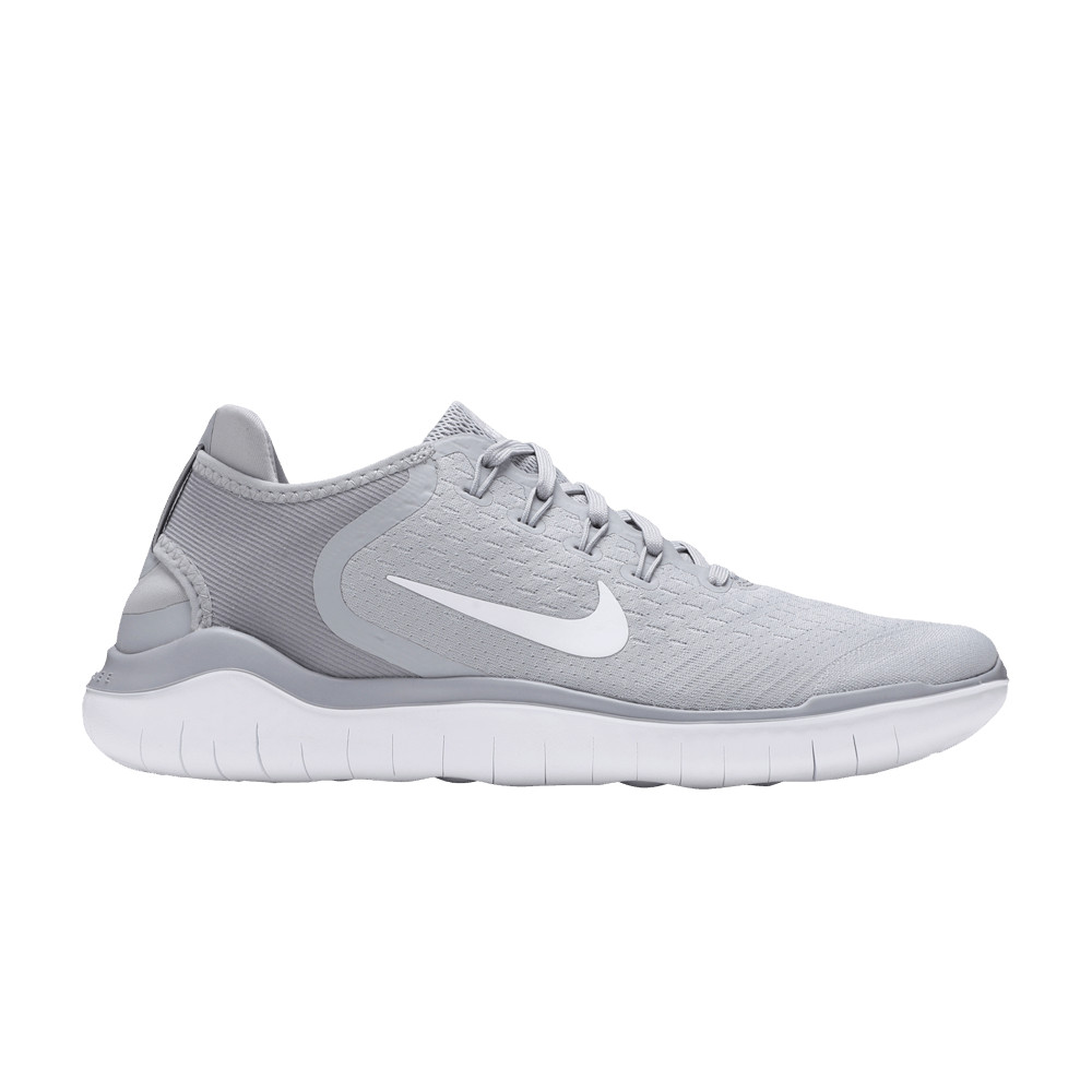 Nike Free RN 2018 Wolf Grey White Volt 942836-003 Men's Running Run Training NBY