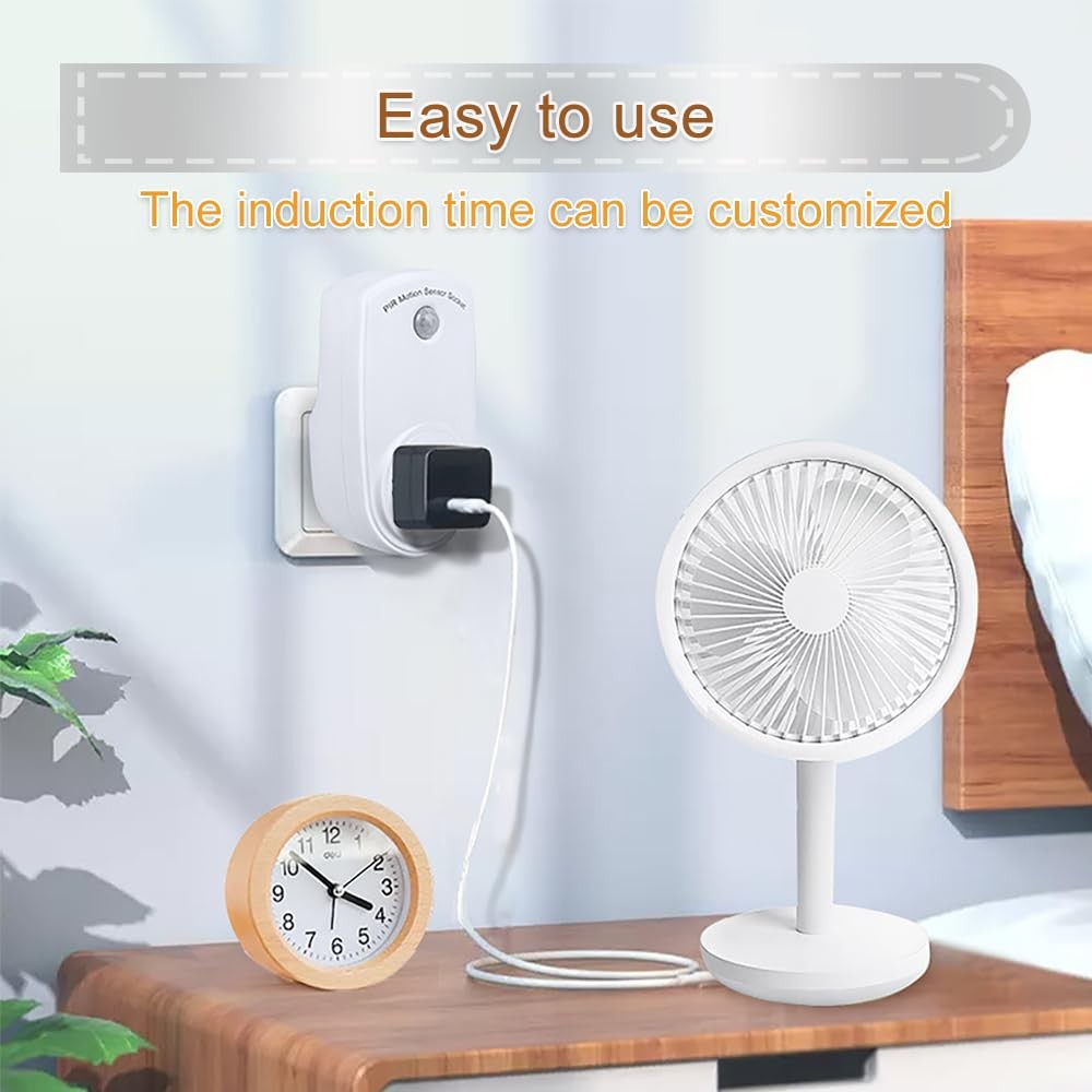 ZORZA 4Pcs Motion Sensor Switch Plug in Motion Sensor Light Socket 120V/60HZ ...