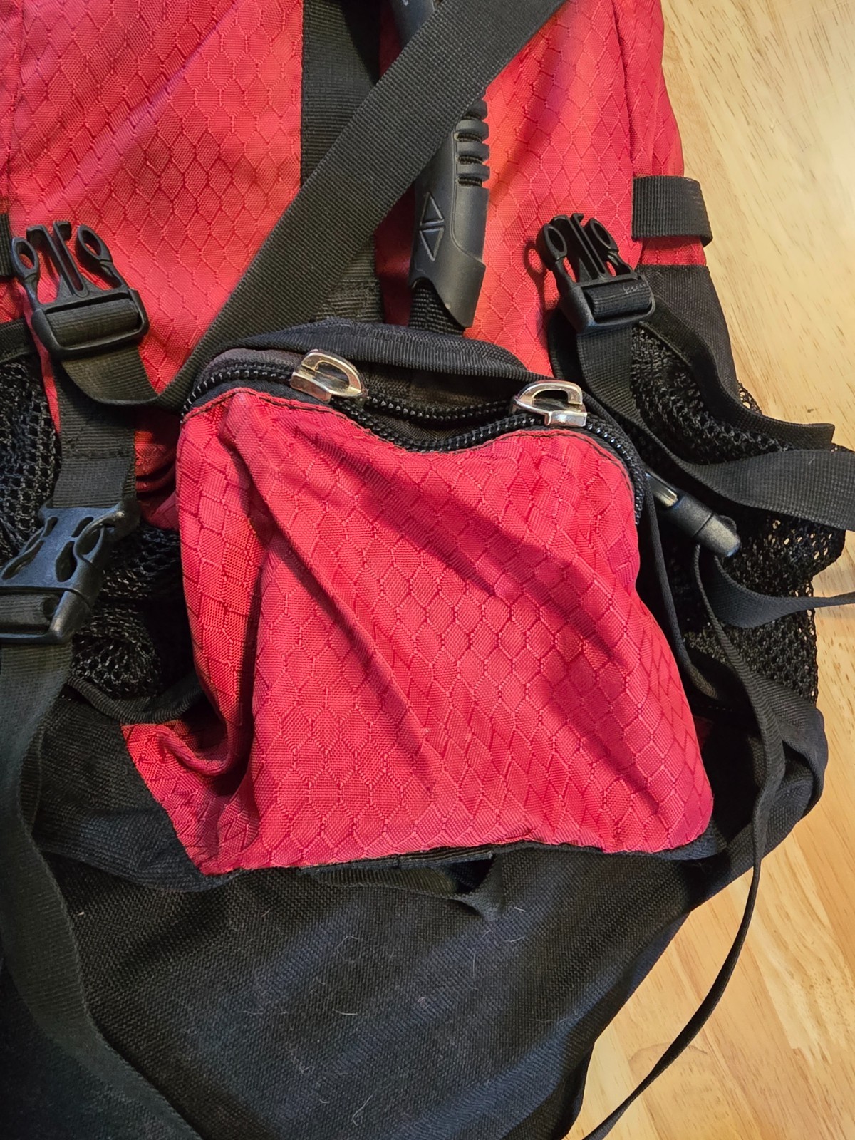 Eddie Bauer Trail Backpack Red and Black