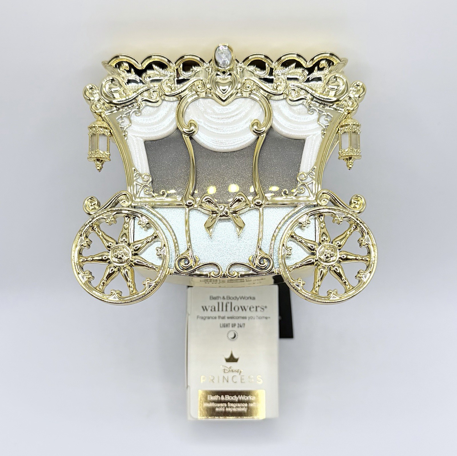 NEW Bath & Body Works Cinderella's Carriage Projector Nightlight Wallflower Plug