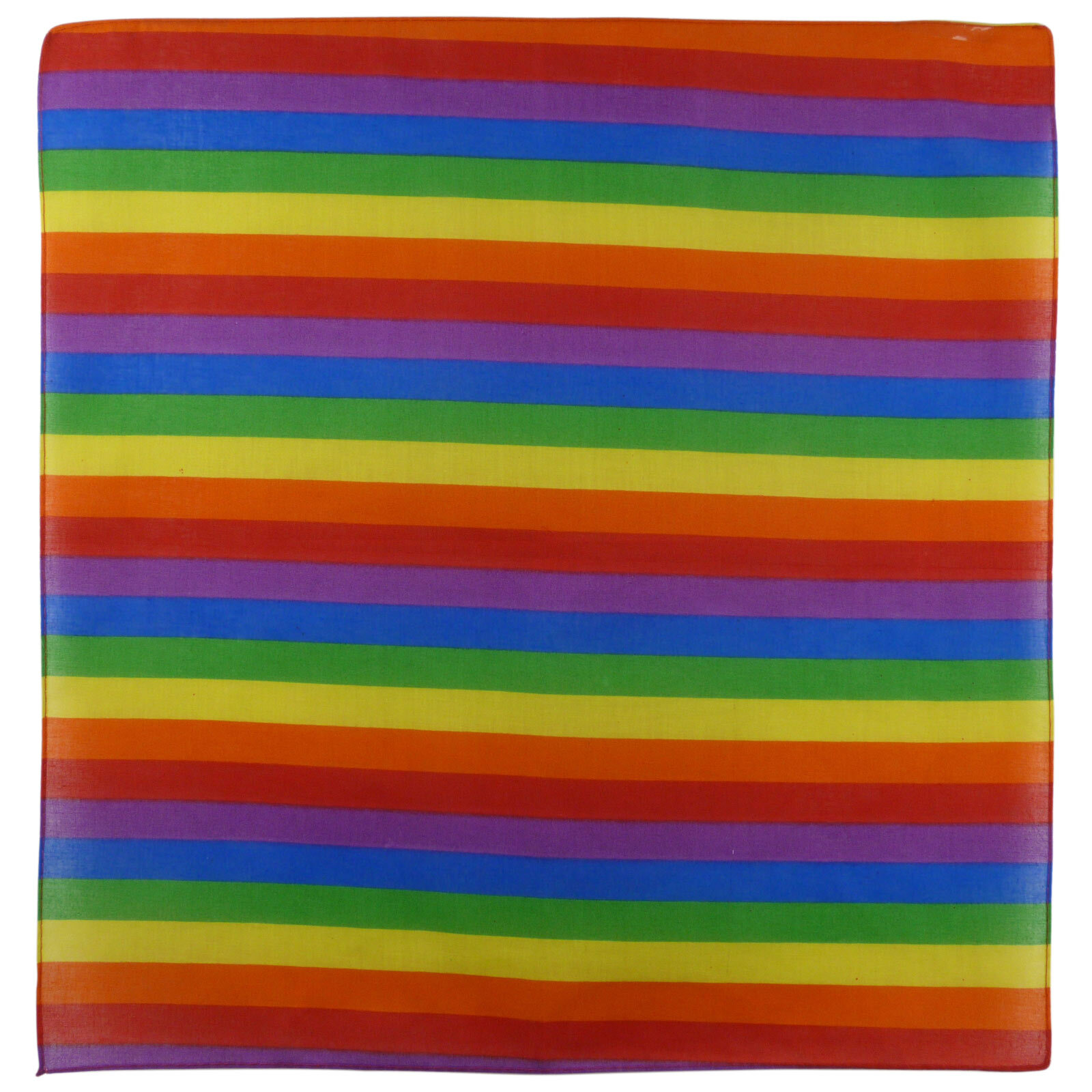 100% Cotton Rainbow Bandanna/Bandana Gay Pride LGBT Bikers Scarf