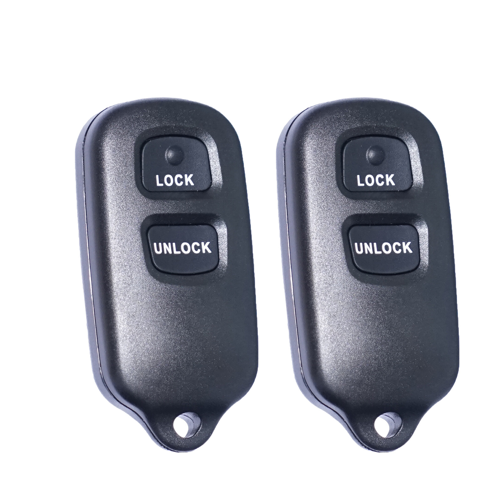 2Pcs Key Fob Shell Case For Toyota Highlander 2001 2002 2003 2004 2005 2006 2007