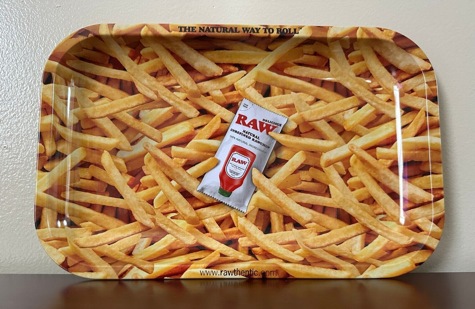RAW TRAY~FRENCH FRY~SMALL ROLLING TRAY~11 X 7~NEW
