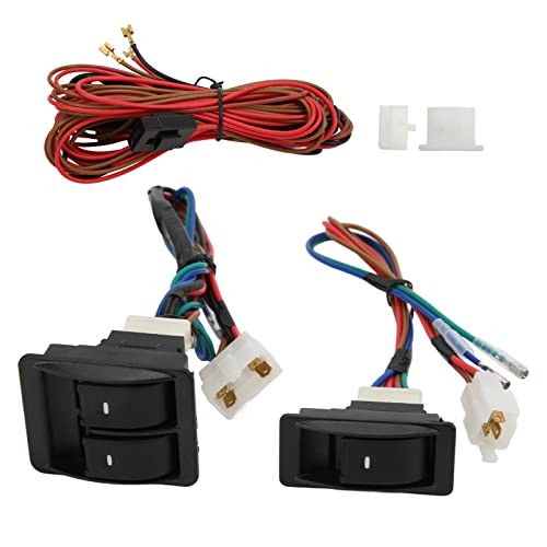 5pcs Universal Car Power Electric Window Switch Regulator Kits with Wiring