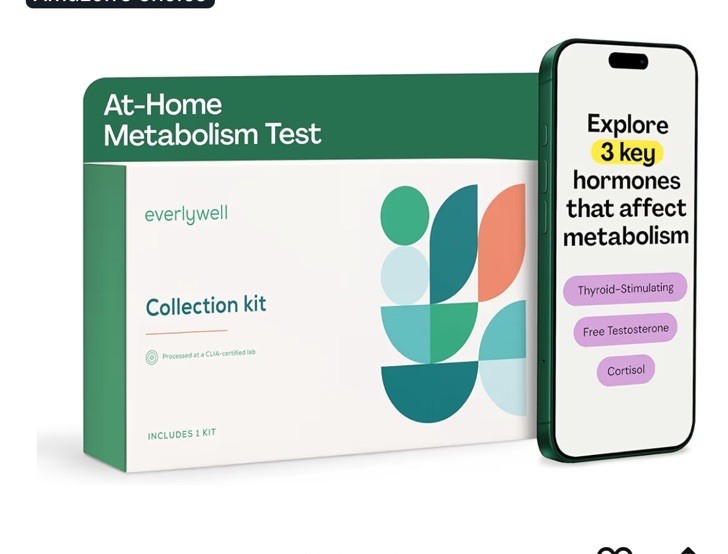 Everlywell At-Home Metabolism Test Collection Kit for Women and Men, Get Accu...