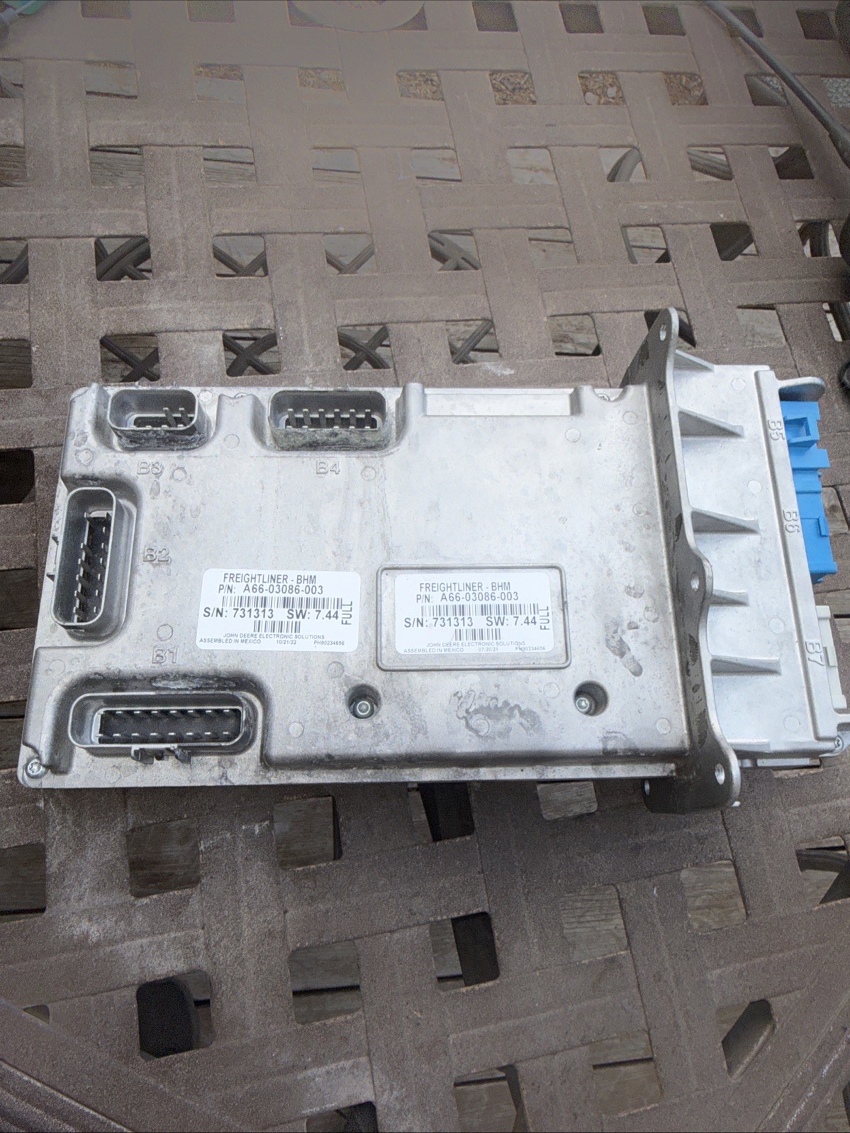 Freightliner M2 106 BHM Bulkhead Body Control Module A66-03086-003 2021 SW: 7.44