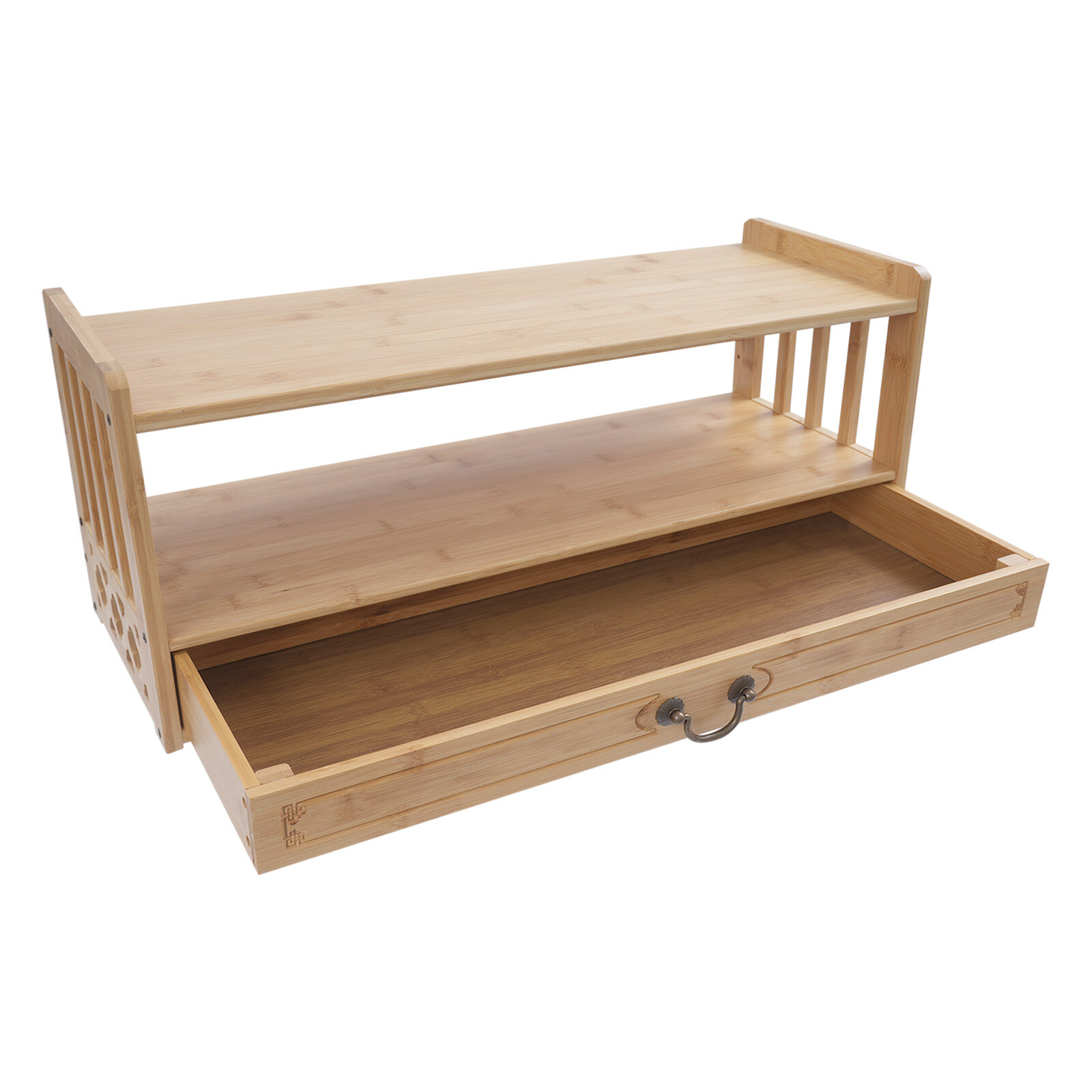 Meditation Storage Table Altar Table with Drawer Rectangular Desktop Organizer